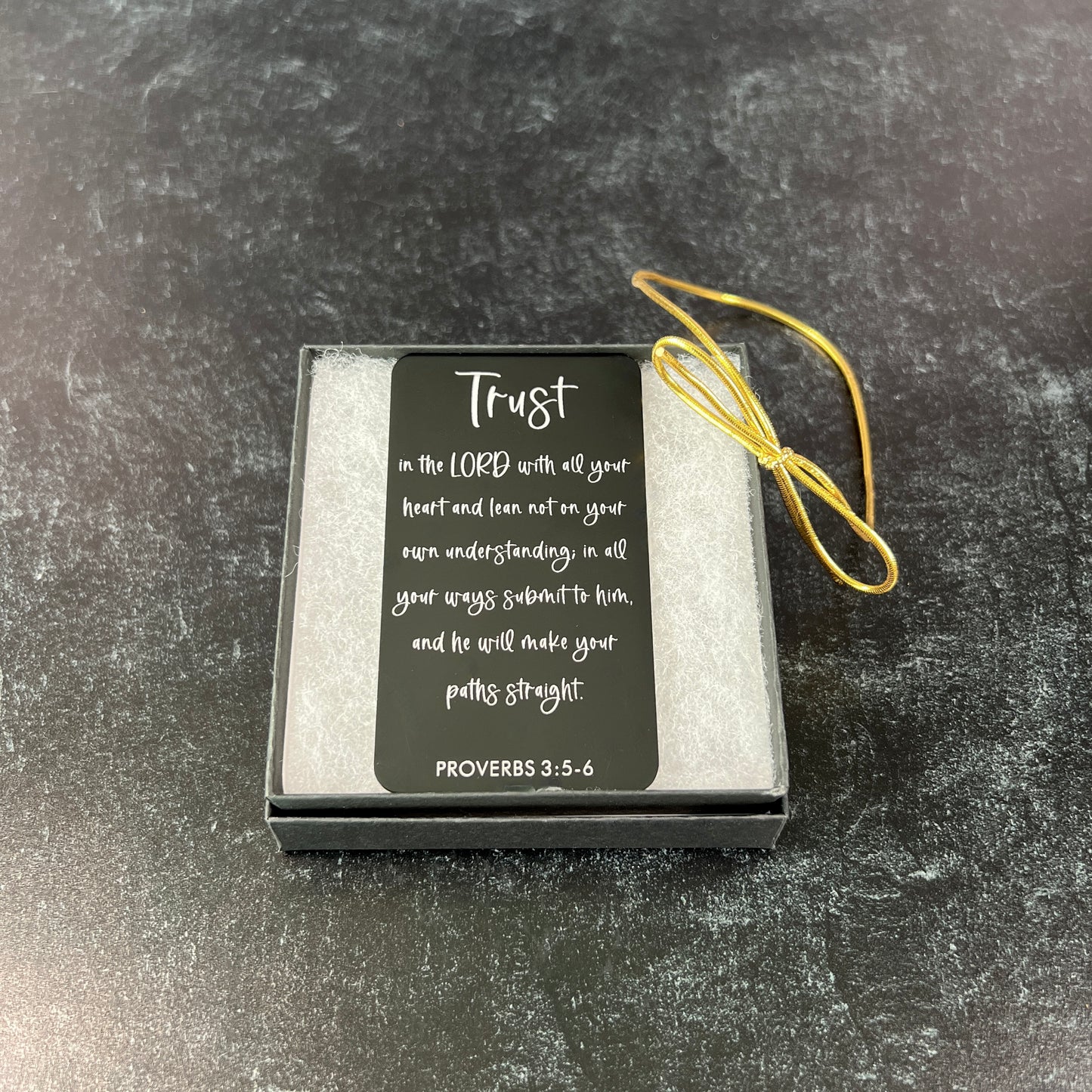 Engraved Metal Wallet Card; Scripture Wallet Insert in Six Styles
