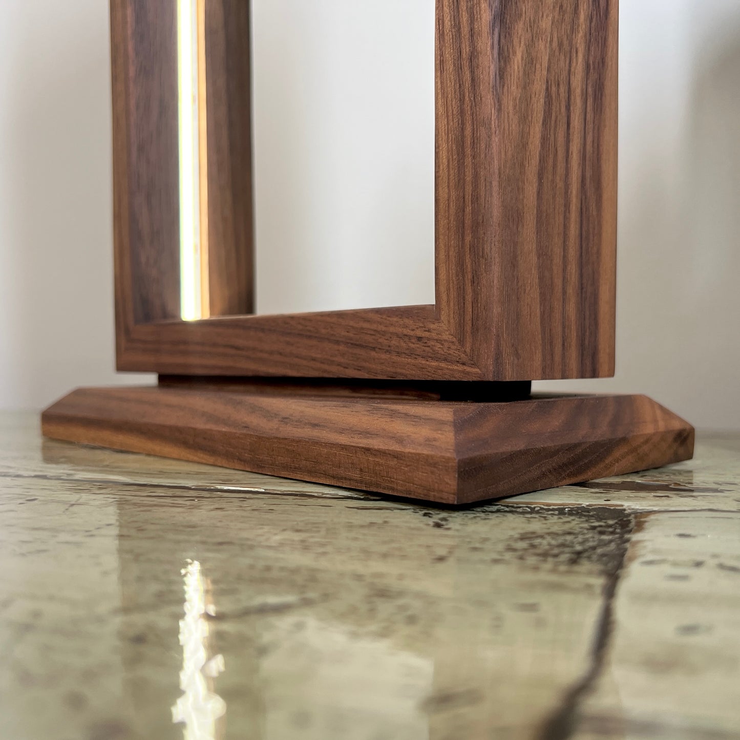 Handcrafted LED Wood Lamp – Artisan Ambient Light Fixture