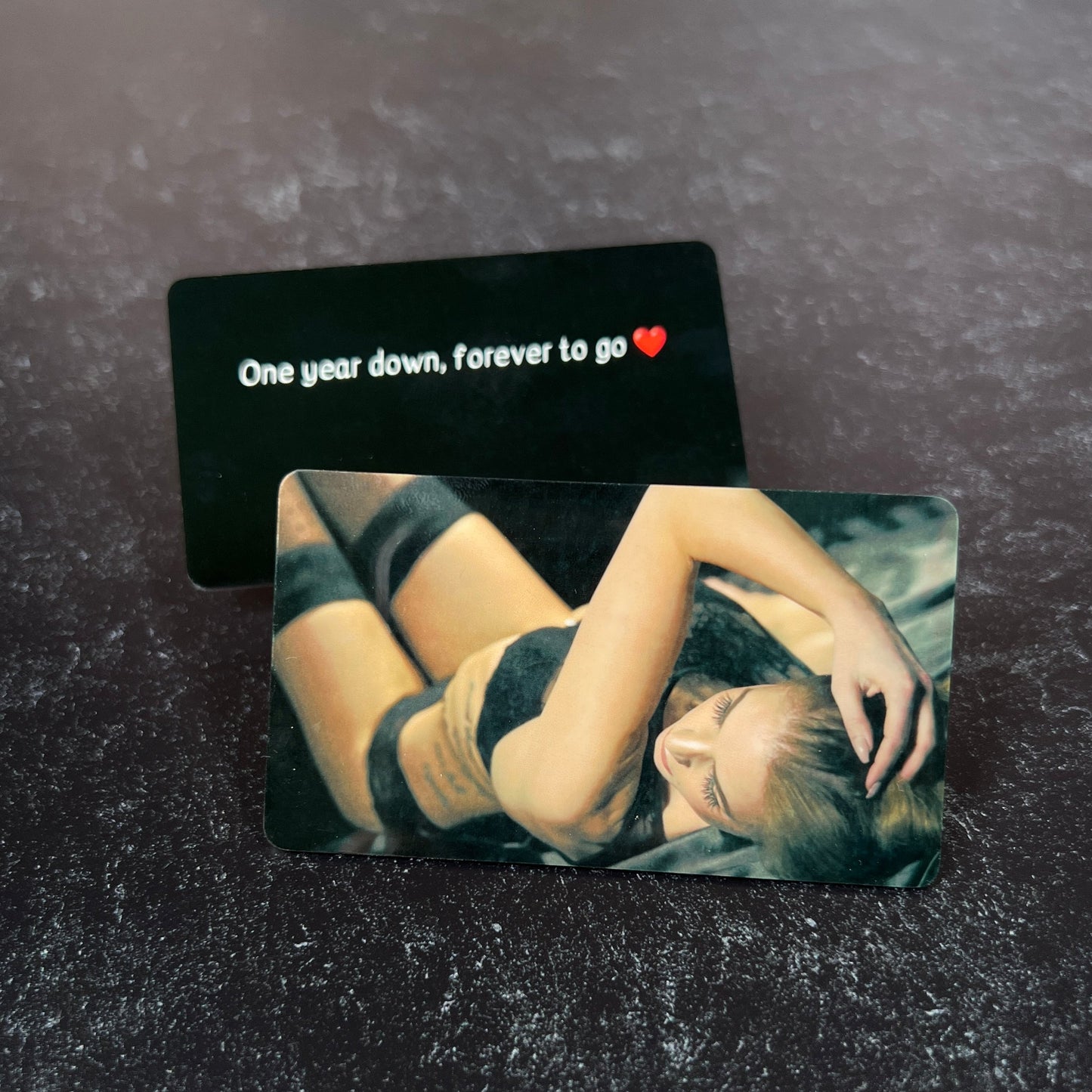 Personalized Color Photo Wallet Insert – Custom Metal Photo Gift