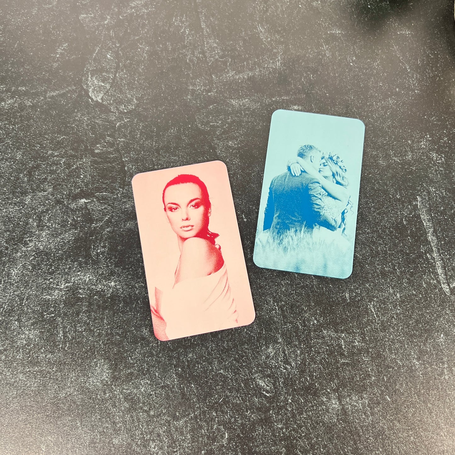 Photo Wallet Card – Engraved “I Love You Most” with Personalized Image