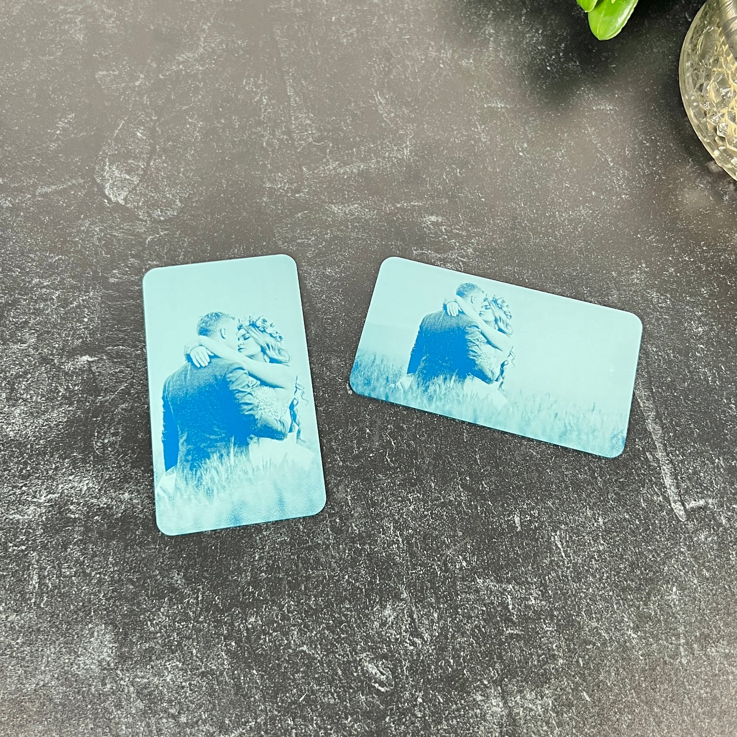 Personalized Engraved Metal Wallet Card with Photo – Thoughtful Photo Gift