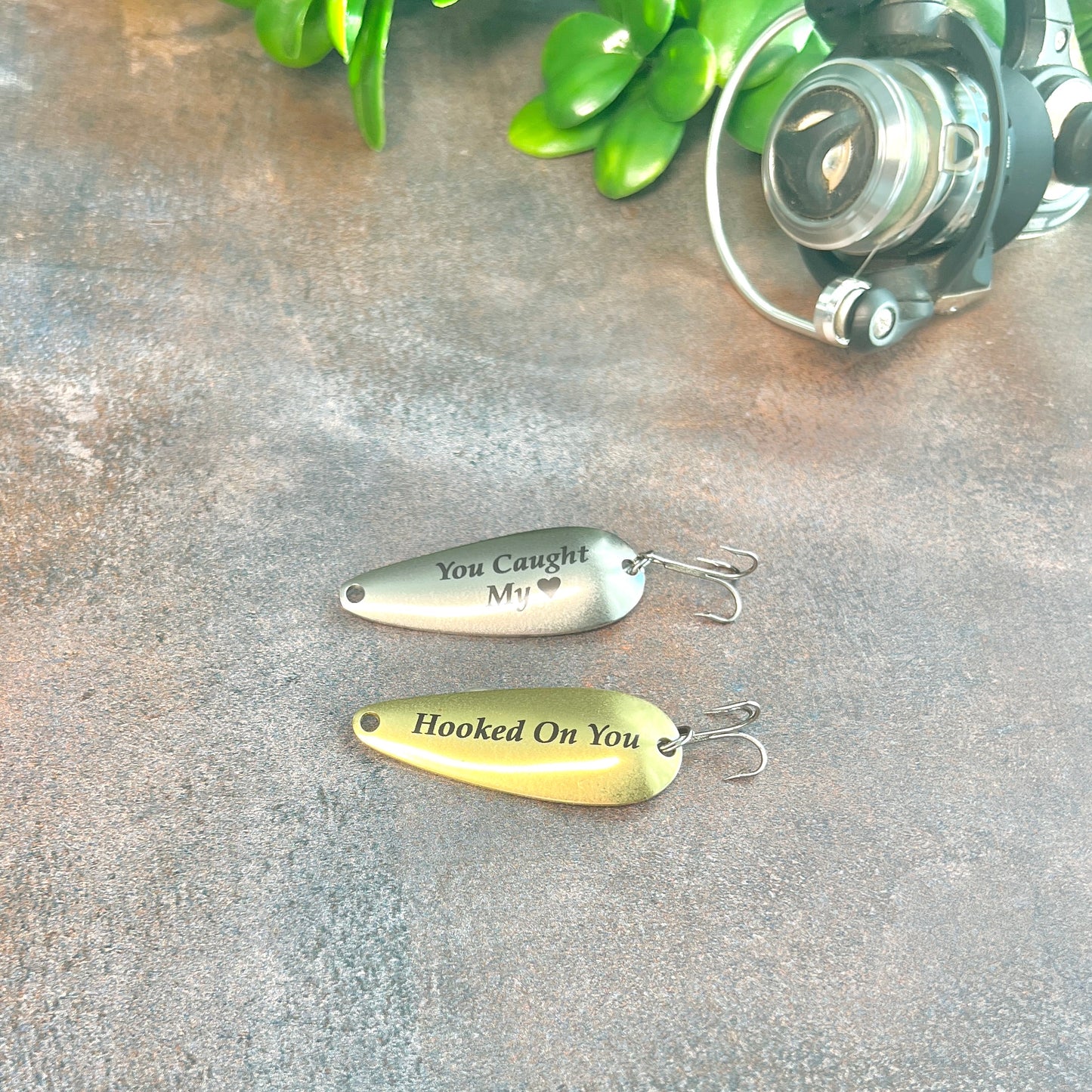 Personalized Fishing Lure Gift Set with Tin; Thoughtful Gift for Him