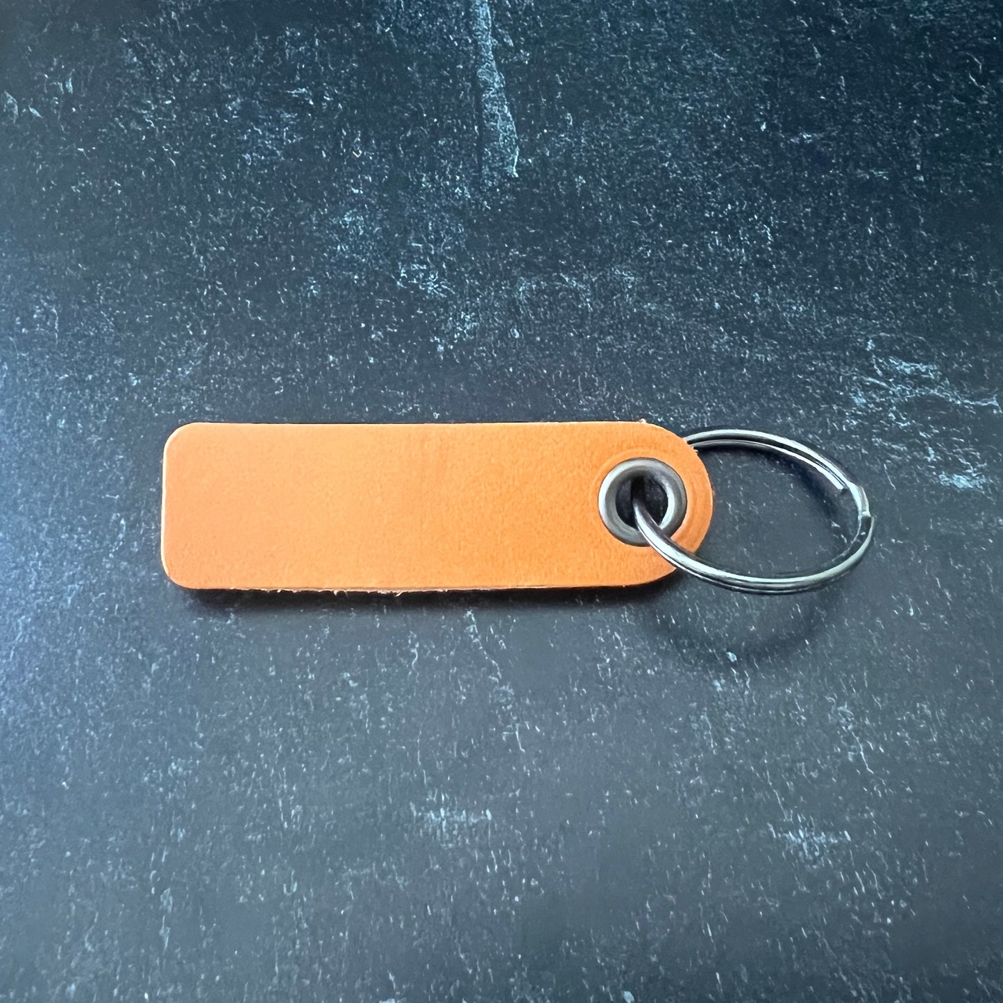 Leather Key Chain Blanks Finished with Ring