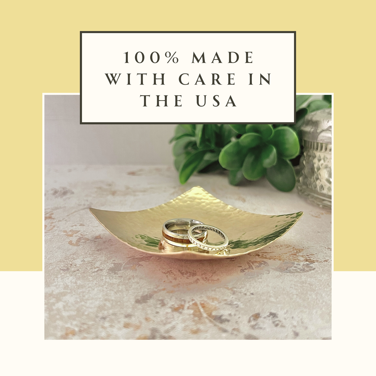 Bronze Jewelry Tray – Handmade Catchall Dish