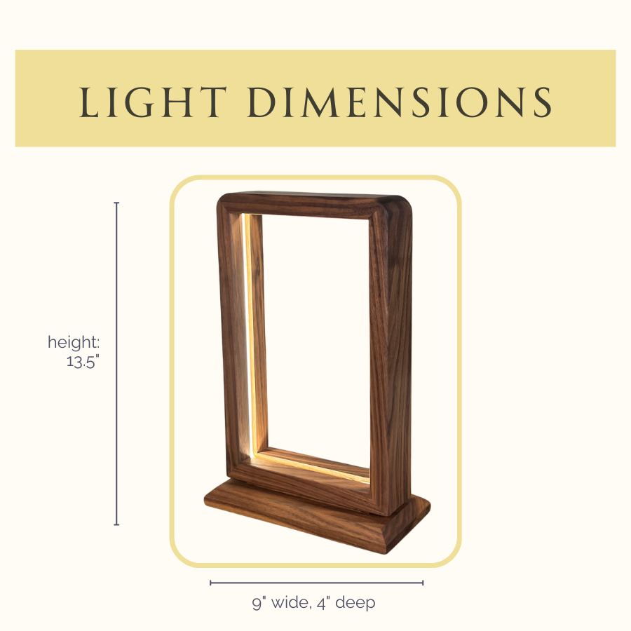 Handcrafted LED Wood Lamp – Artisan Ambient Light Fixture