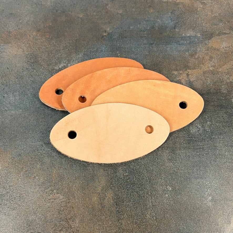 Vegetable Tanned Leather Barrette Blanks – DIY Craft Supply (No Stick Included)