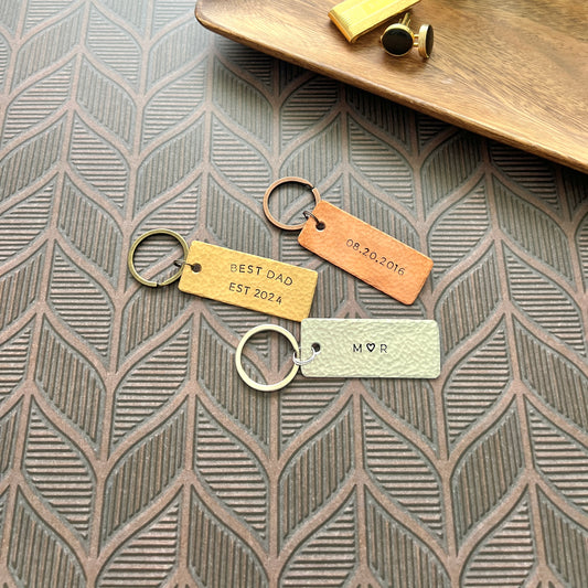 Custom Metal Keychain - Bronze, Copper, or Pewter