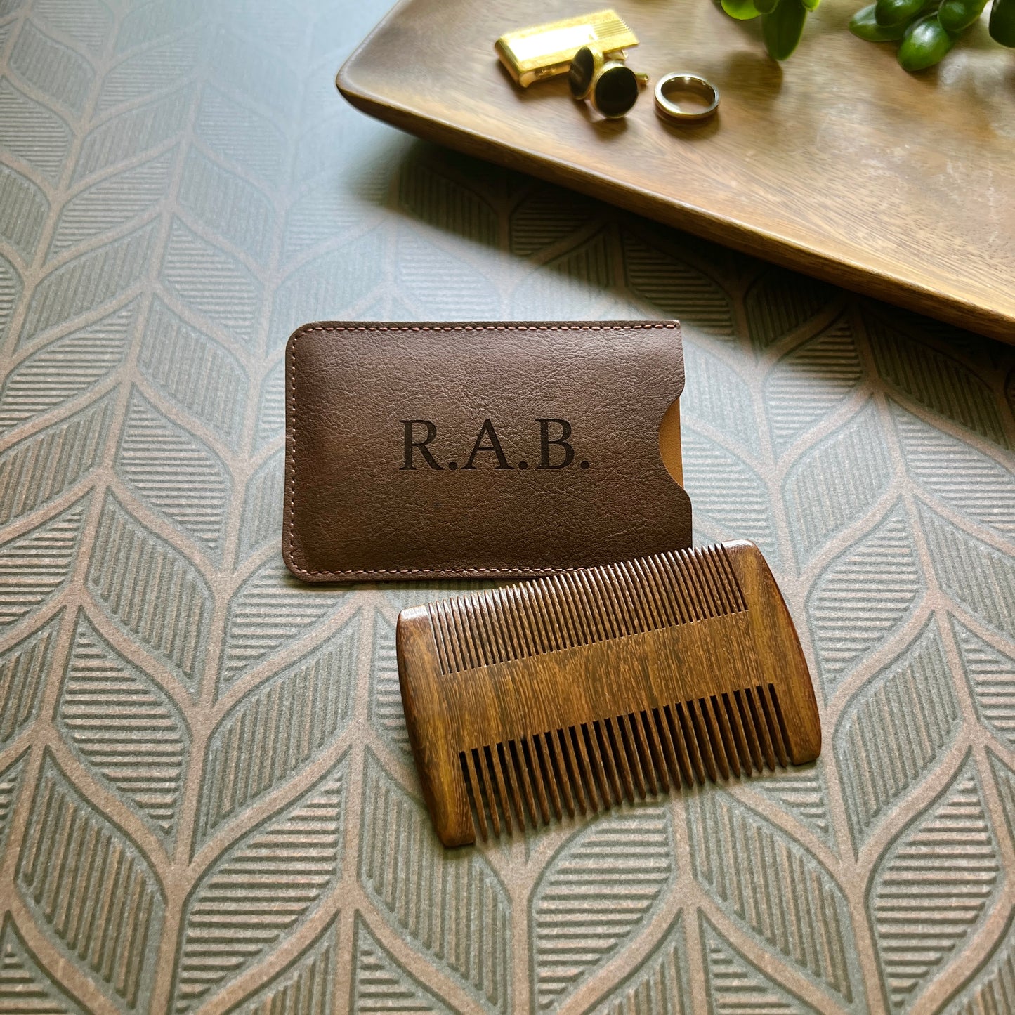Bestselling Personalized Beard Comb – Custom Grooming Gift for Him