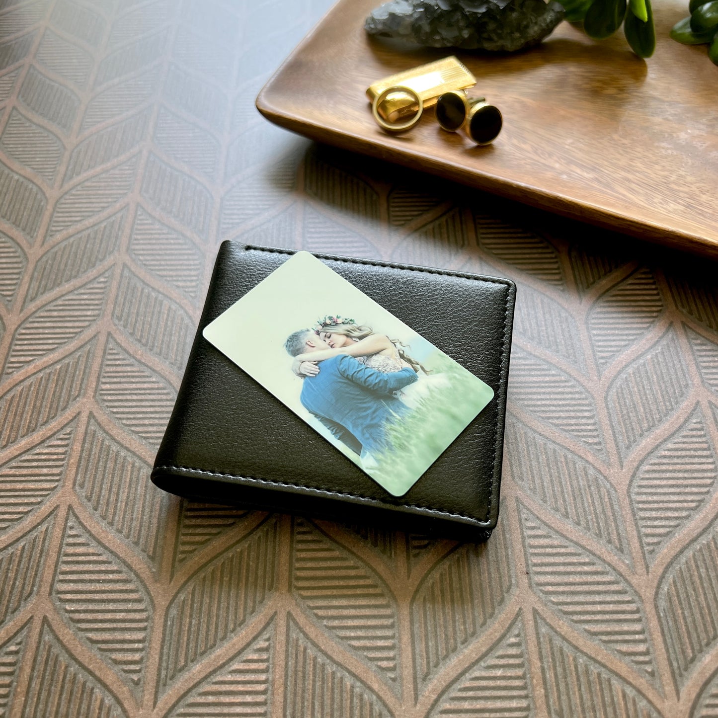 Best-Selling Wallet Card – “I Love You Most” with Custom Color Photo