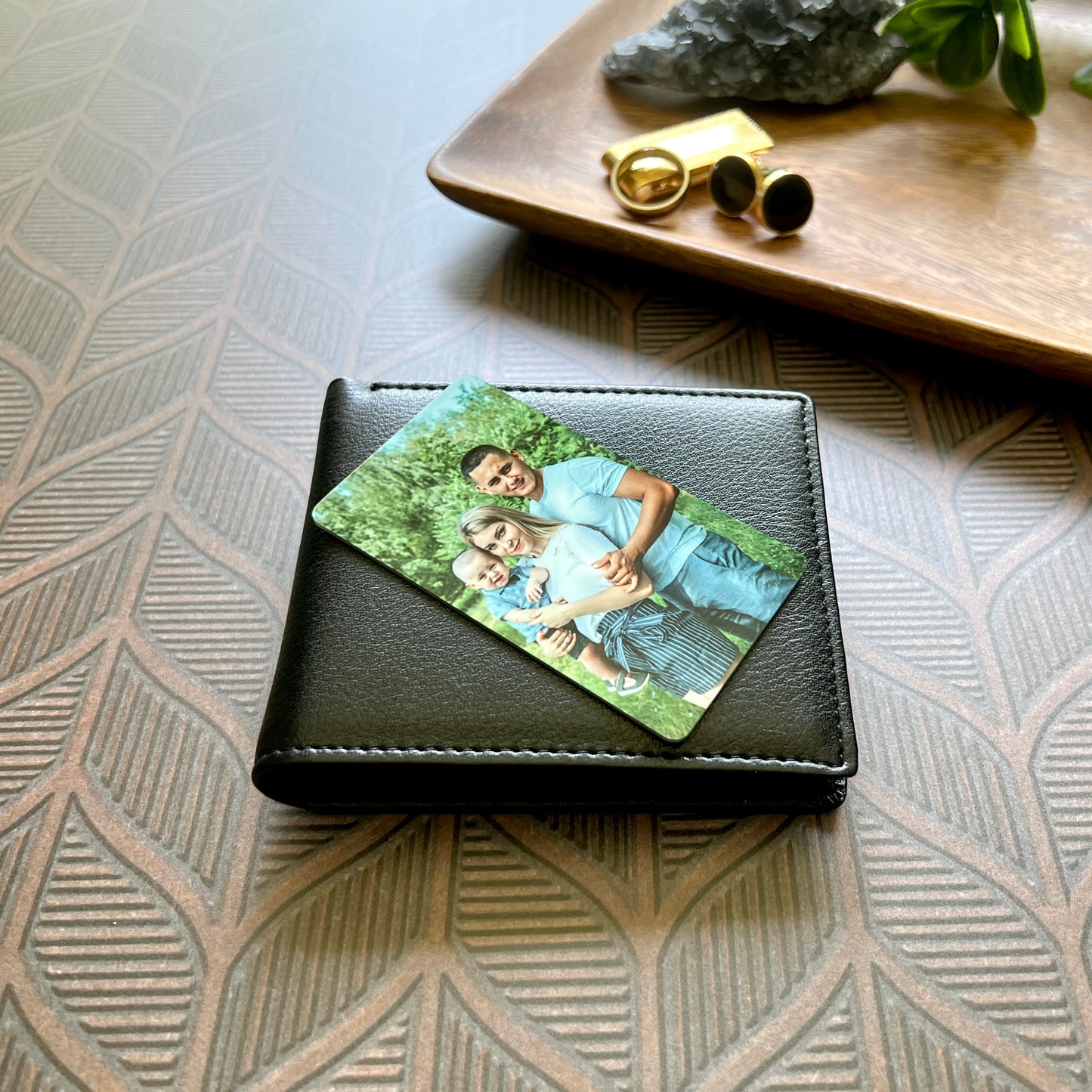 Best-Selling Wallet Card – “I Love You Most” with Custom Color Photo