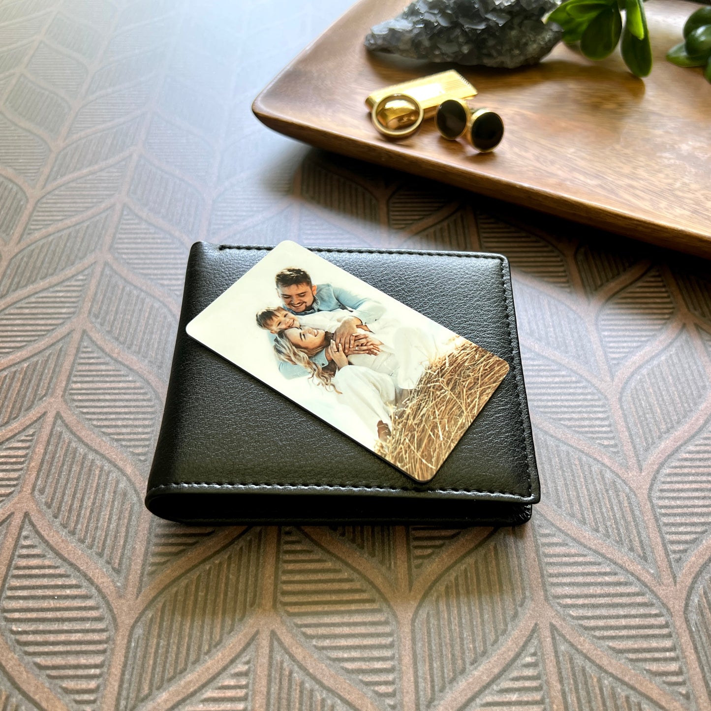 Custom Color Photo Metal Wallet Card