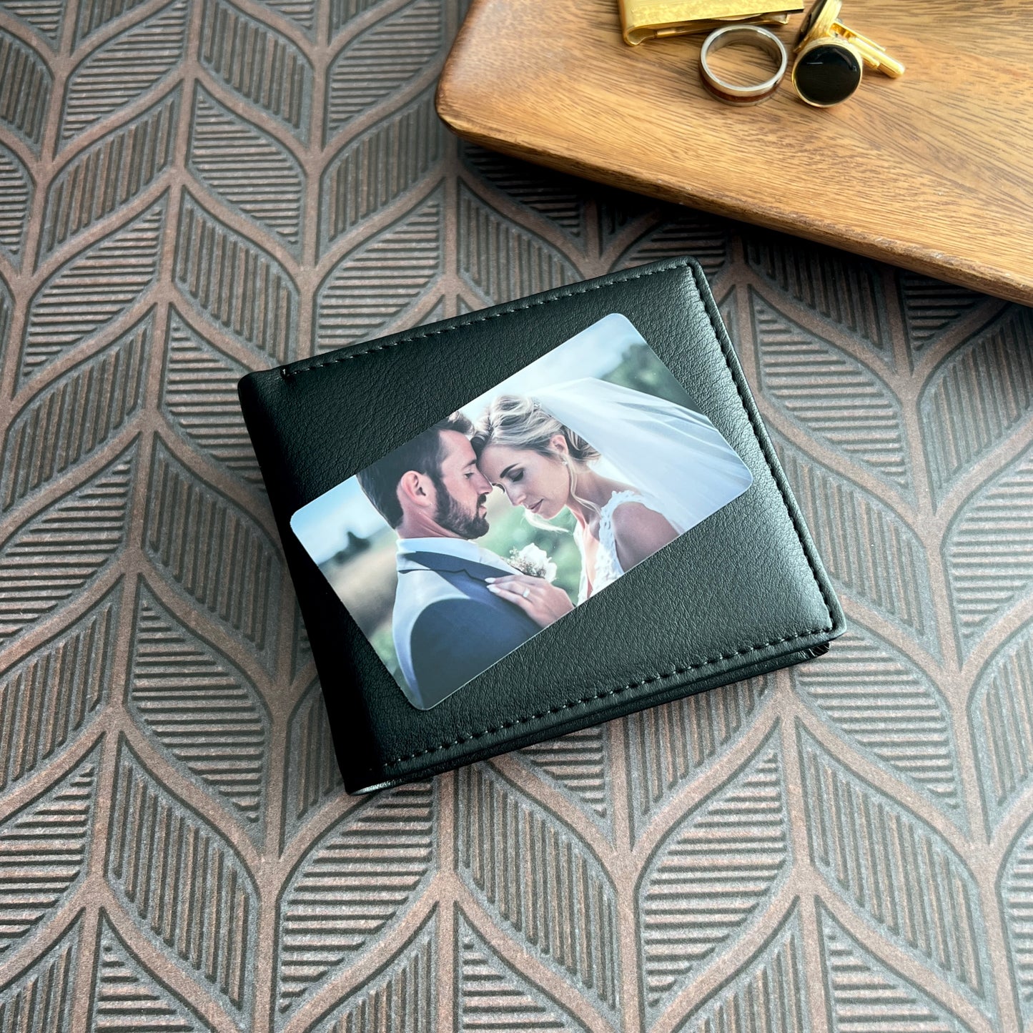 Personalized Color Photo Wallet Insert – Custom Metal Photo Gift