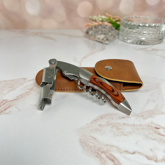 Stainless Steel and Wood Corkscrew Blanks – Laser Engraving and Craft Supplies