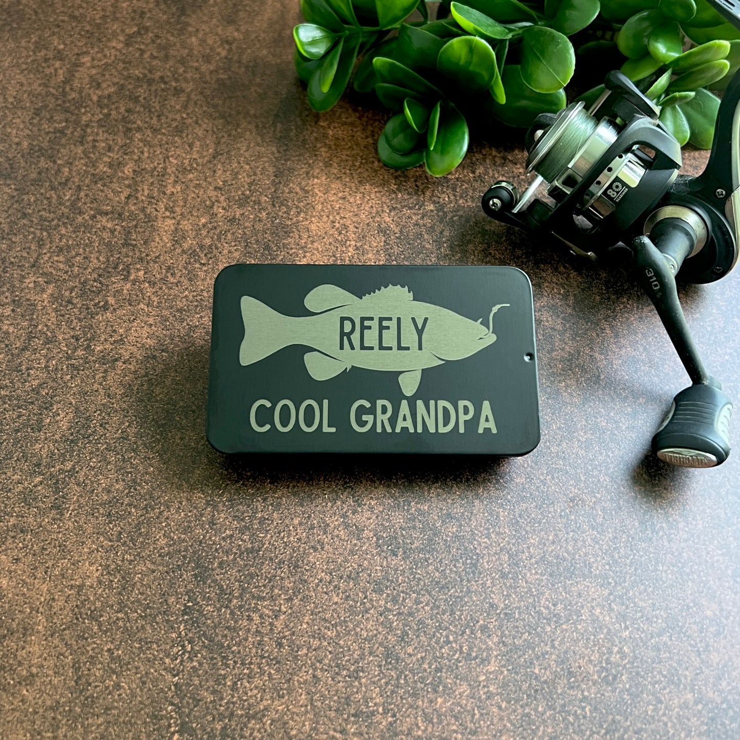 Bestselling Fishing Gift for Grandpa – Engraved Lure Set with Gift Tin