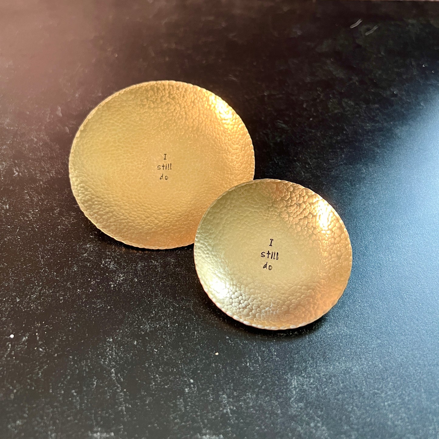 Personalized Handcrafted Bronze Ring Dish