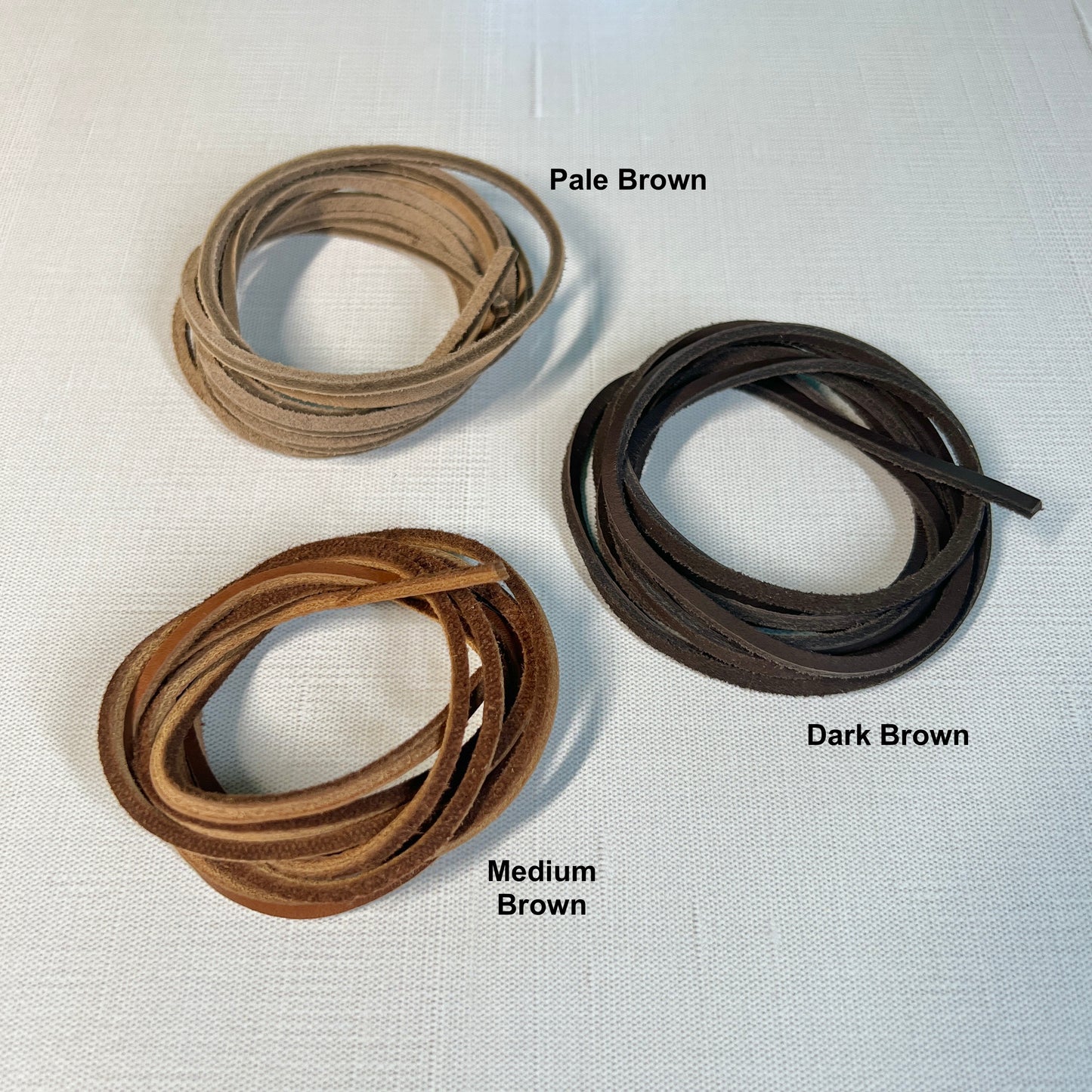 Veg Tan Leather Cord - Genuine Leather String for Jewelry & Crafts