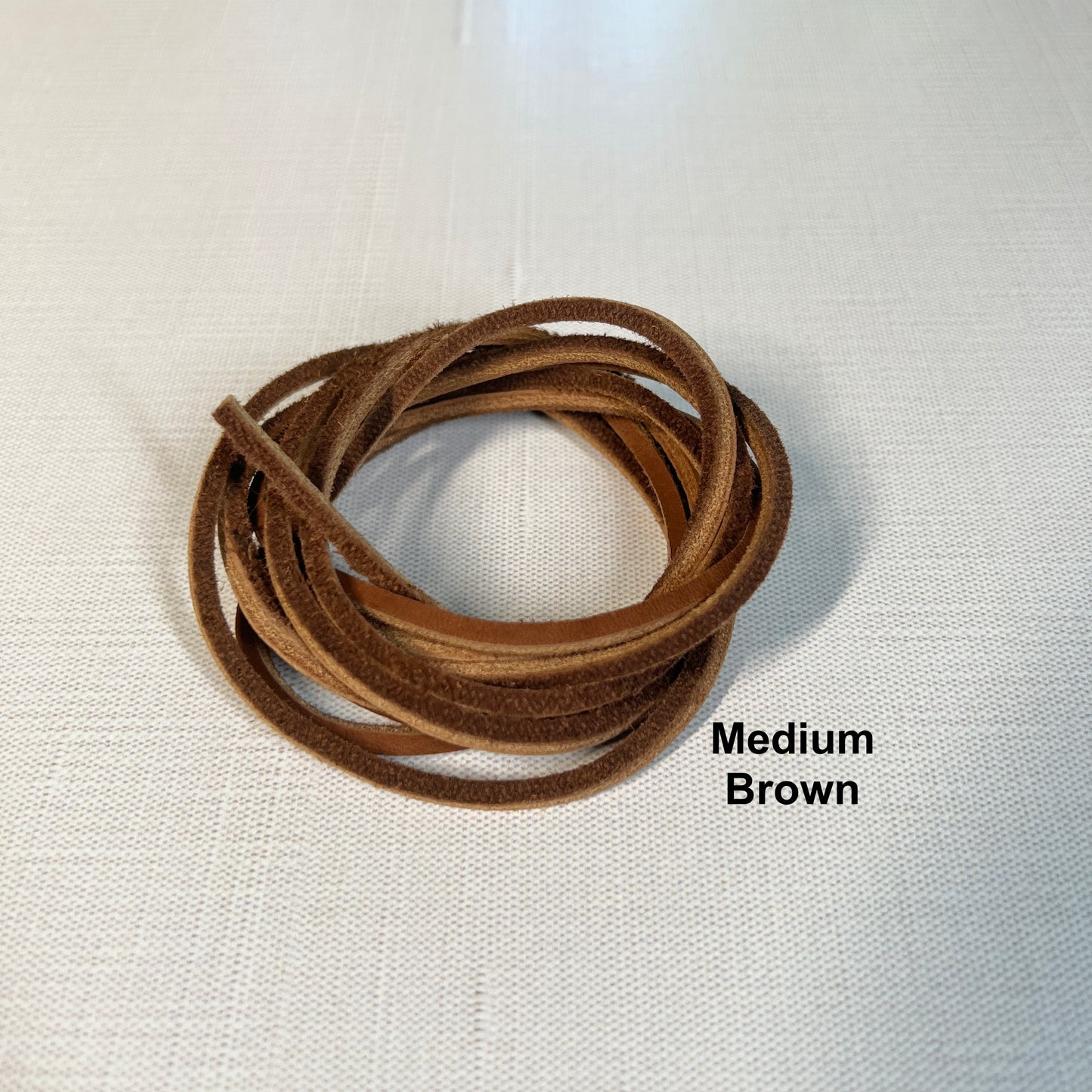 Veg Tan Leather Cord - Genuine Leather String for Jewelry & Crafts