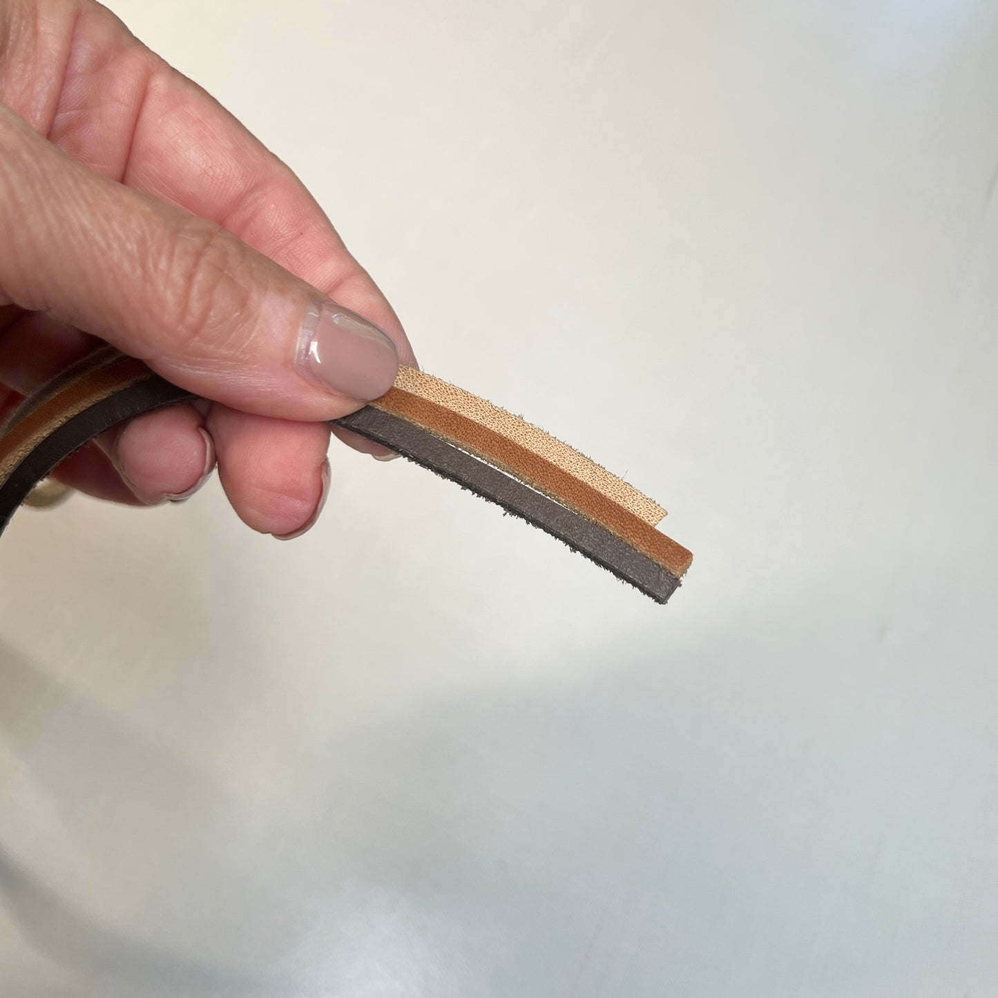 Veg Tan Leather Cord - Genuine Leather String for Jewelry & Crafts