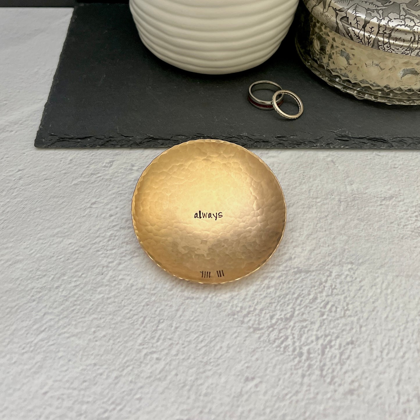 Personalized Bronze Ring Dish – Top Gift Pick