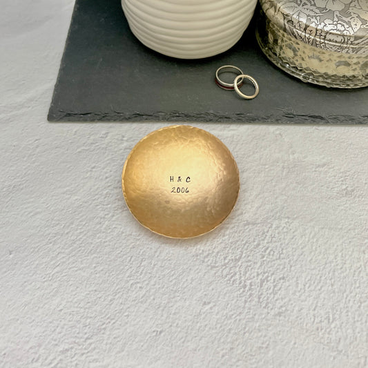 Personalized Bronze Ring Dish – Top Gift Pick