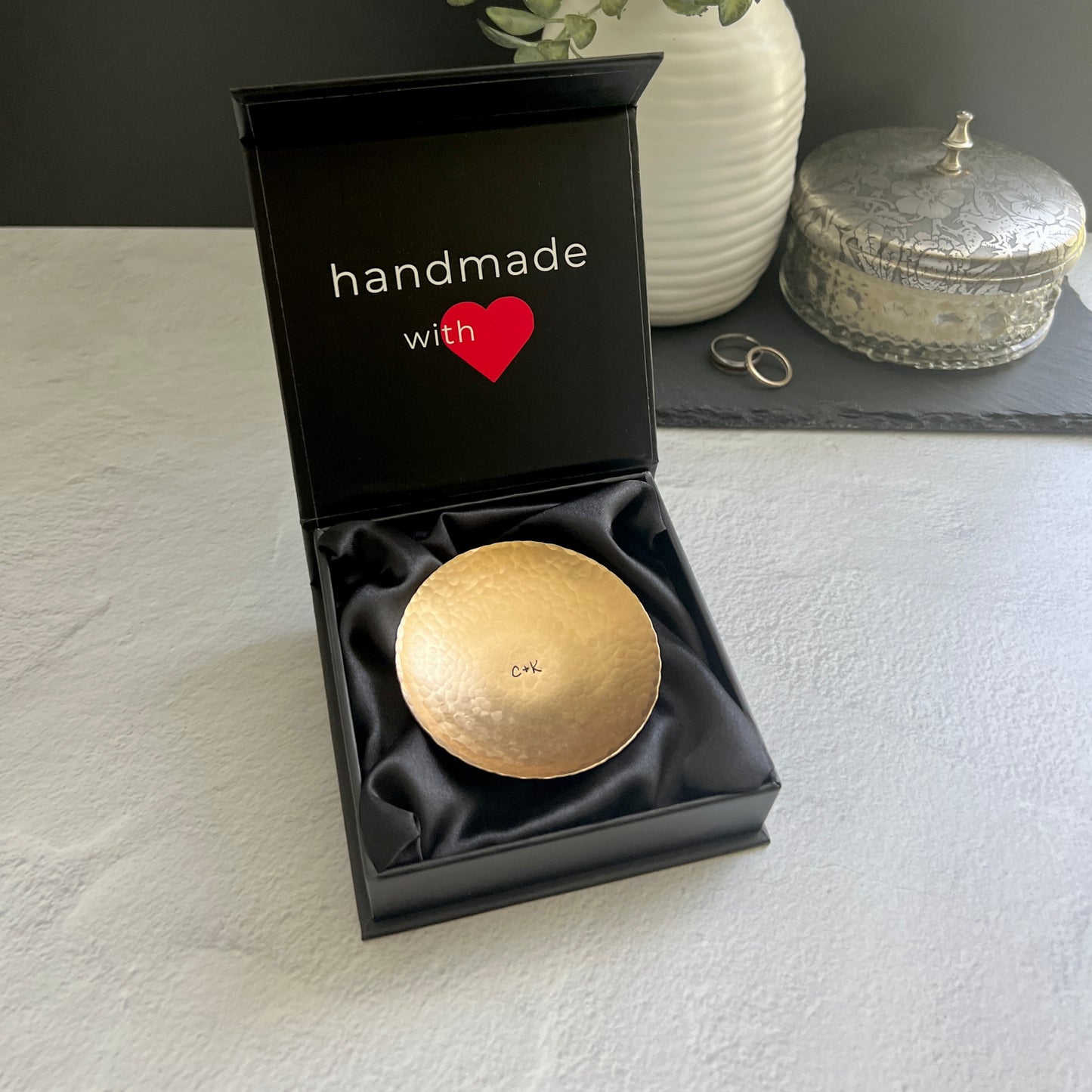 Personalized Bronze Ring Dish – Top Gift Pick