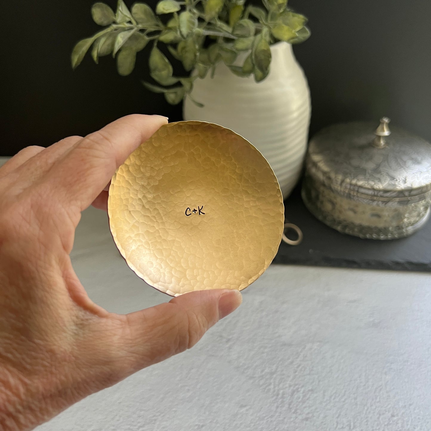 Personalized Bronze Ring Dish – Top Gift Pick