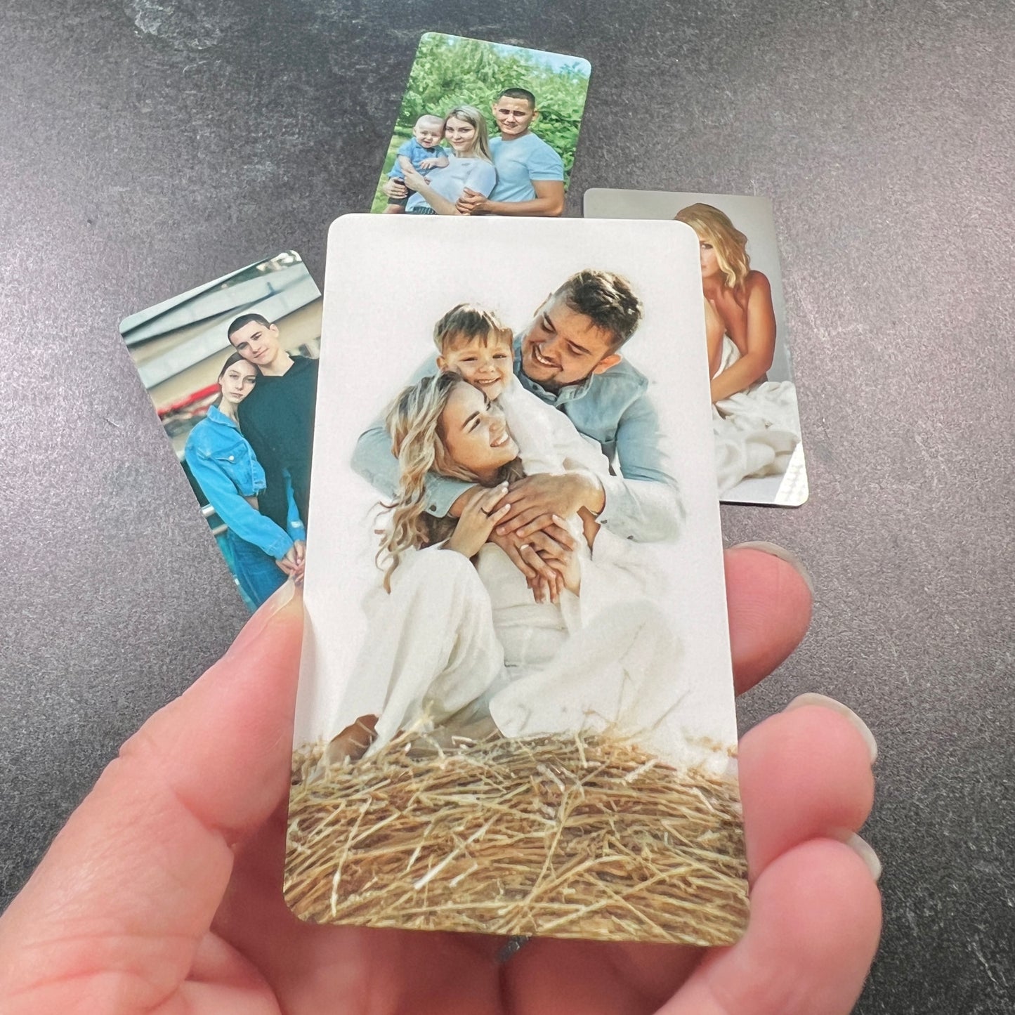 Best-Selling Wallet Card – “I Love You Most” with Custom Color Photo