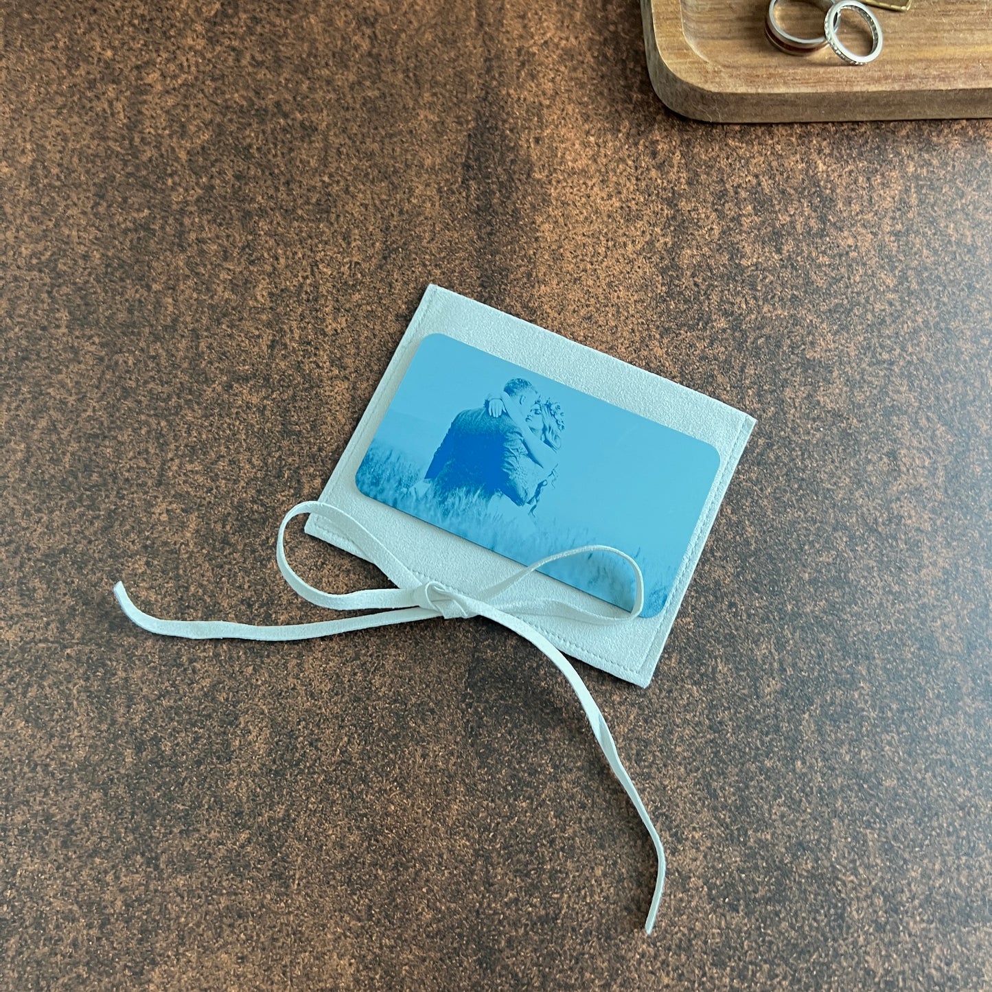 Custom Engraved Photo Wallet Card