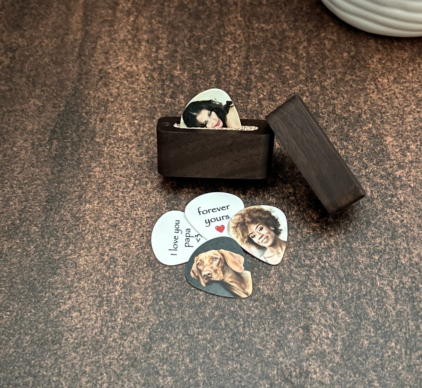 Custom Photo Guitar Picks - Personalized with Your Image & Text