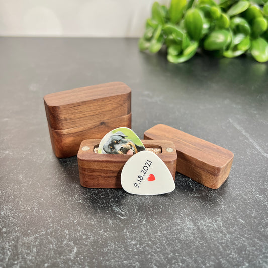 Best-Selling Personalized Photo Guitar Picks – Add a Photo and Message, Single or Set