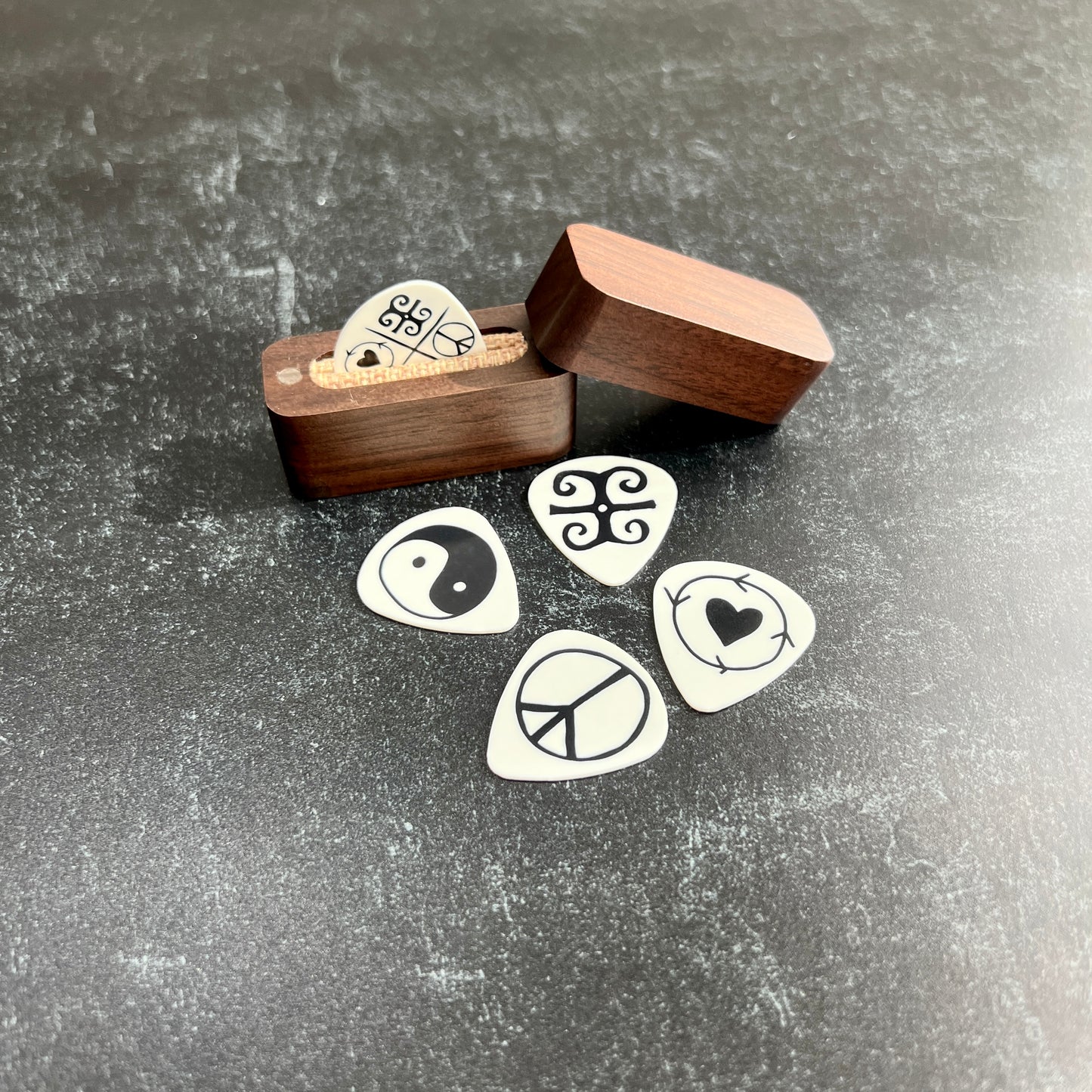 Custom Photo Guitar Picks - Personalized with Your Image & Text