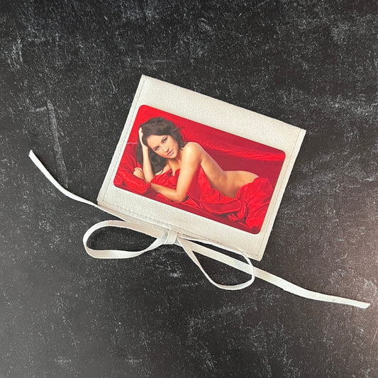 Personalized Boudoir Photo Wallet Card – Custom Color Photo with Optional Message