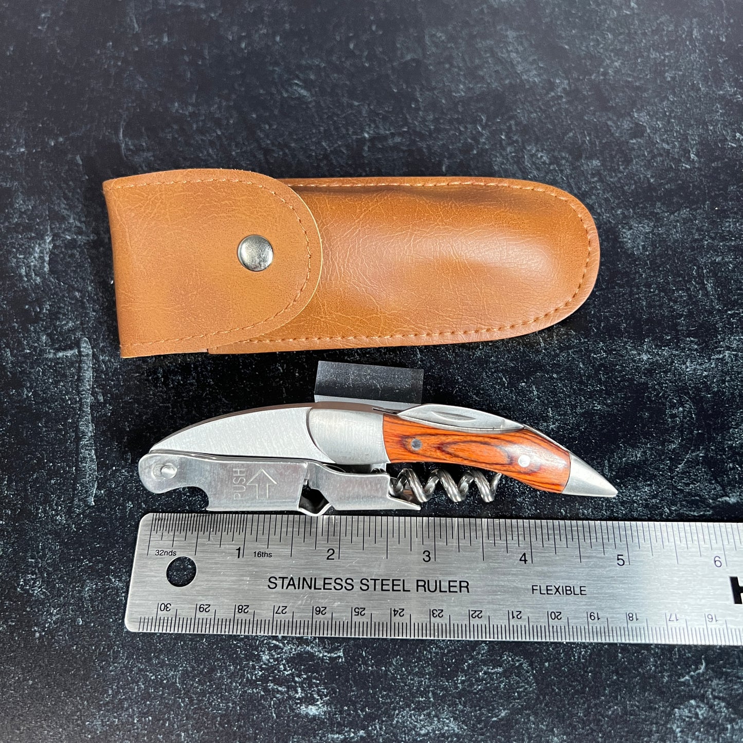 Premium Stainless Steel Professional Series Corkscrew with Personalized Engraving