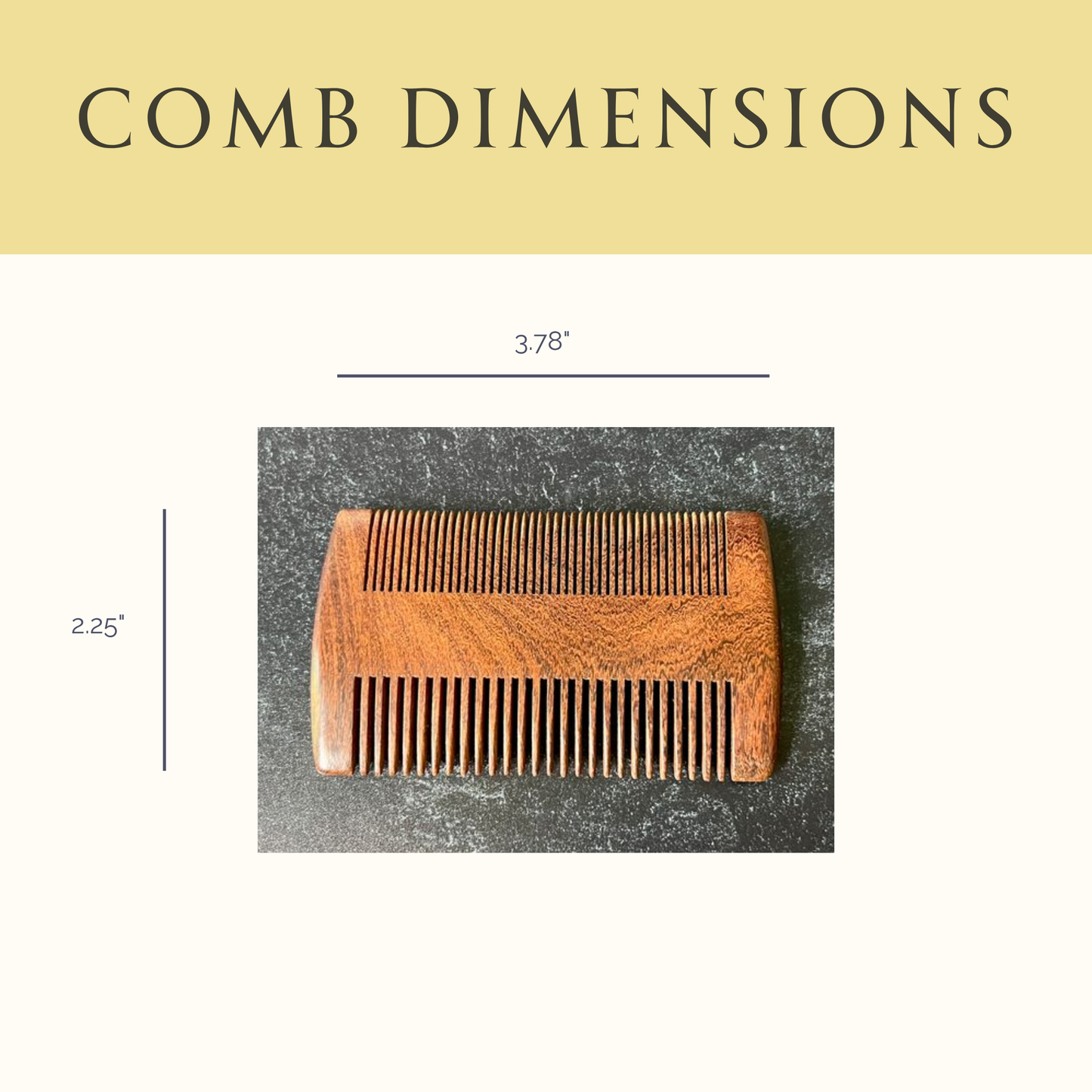 Bestselling Personalized Beard Comb – Custom Grooming Gift for Him