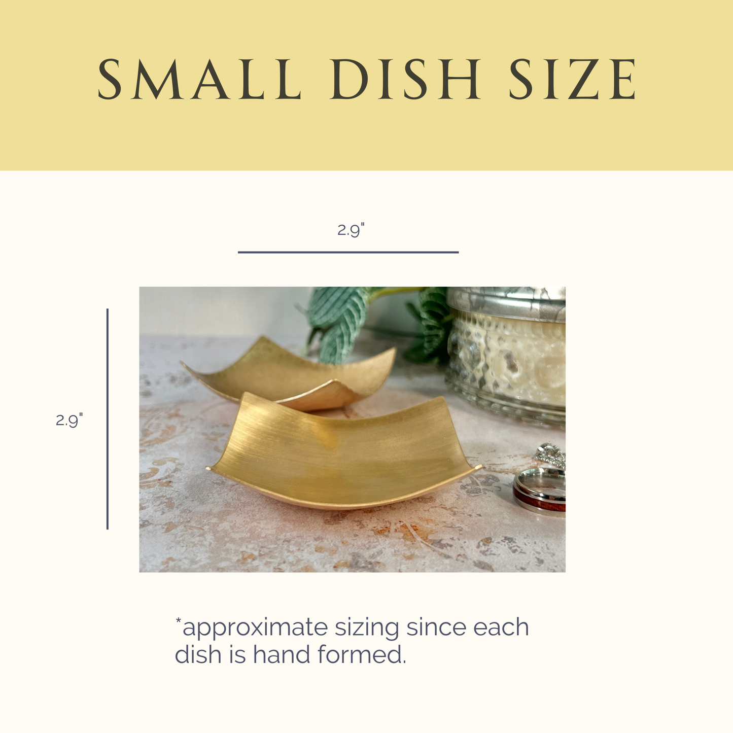 Small Handcrafted Modern Ring Dish