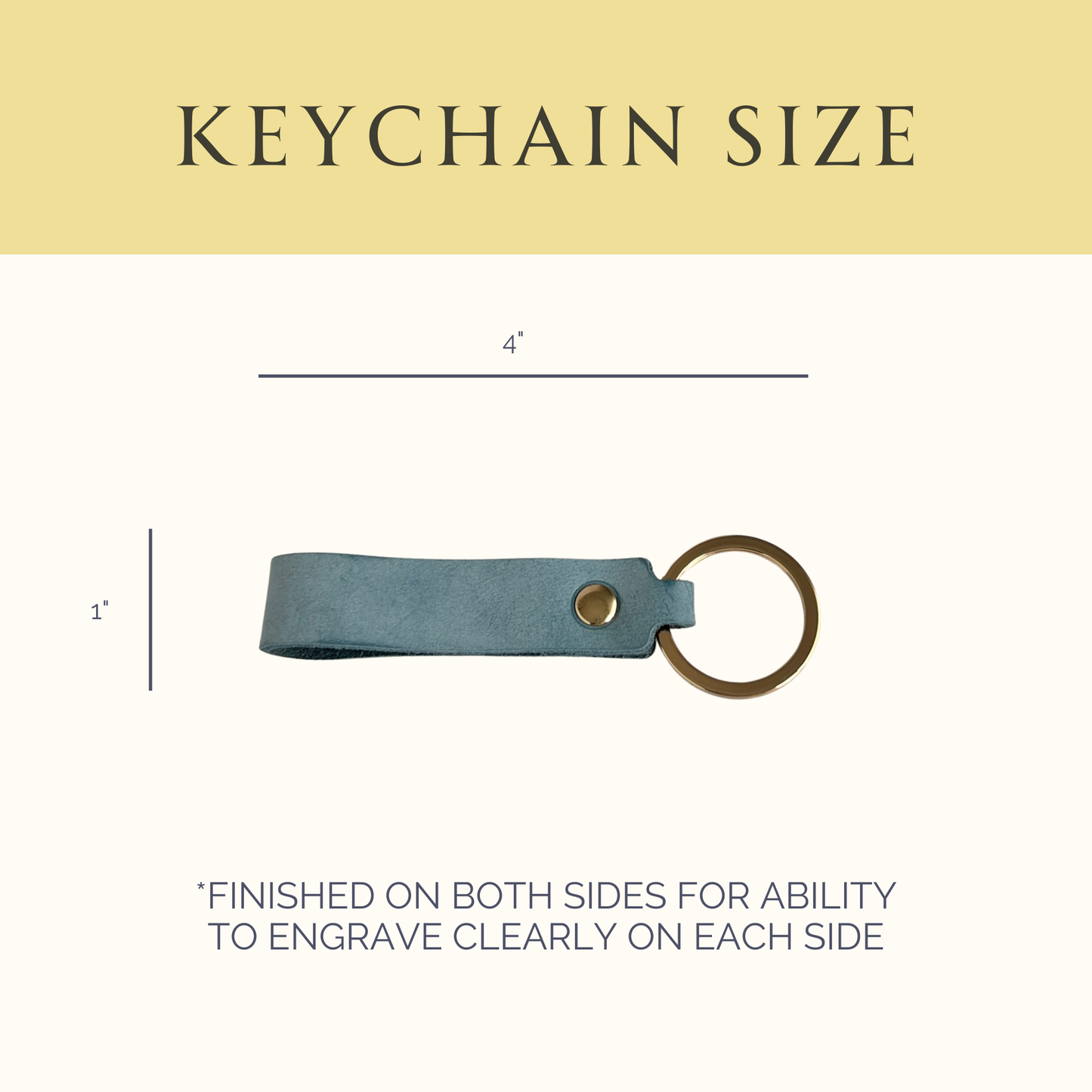 Colorful Leather Keychain Blanks – Finished Laser-Ready Craft Supplies in 3 Colors