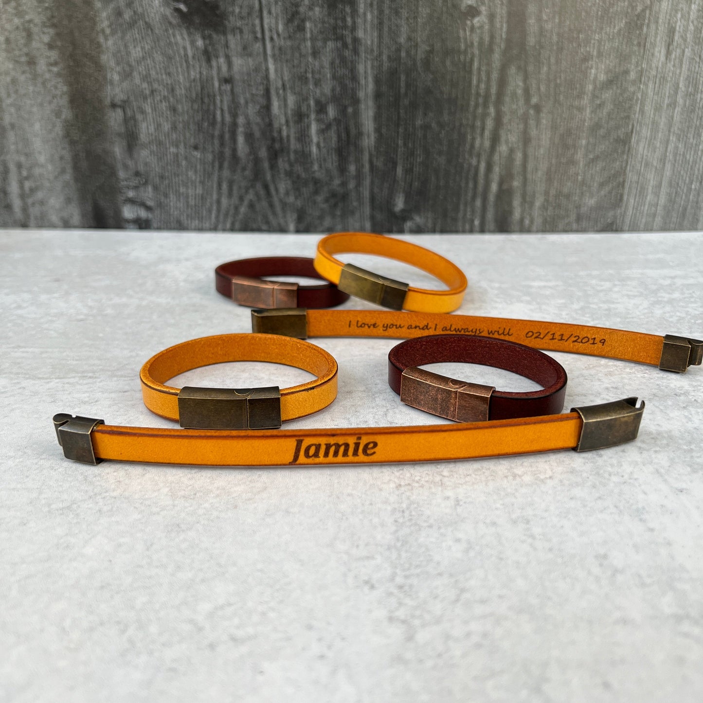 Premium Custom Leather Bracelet