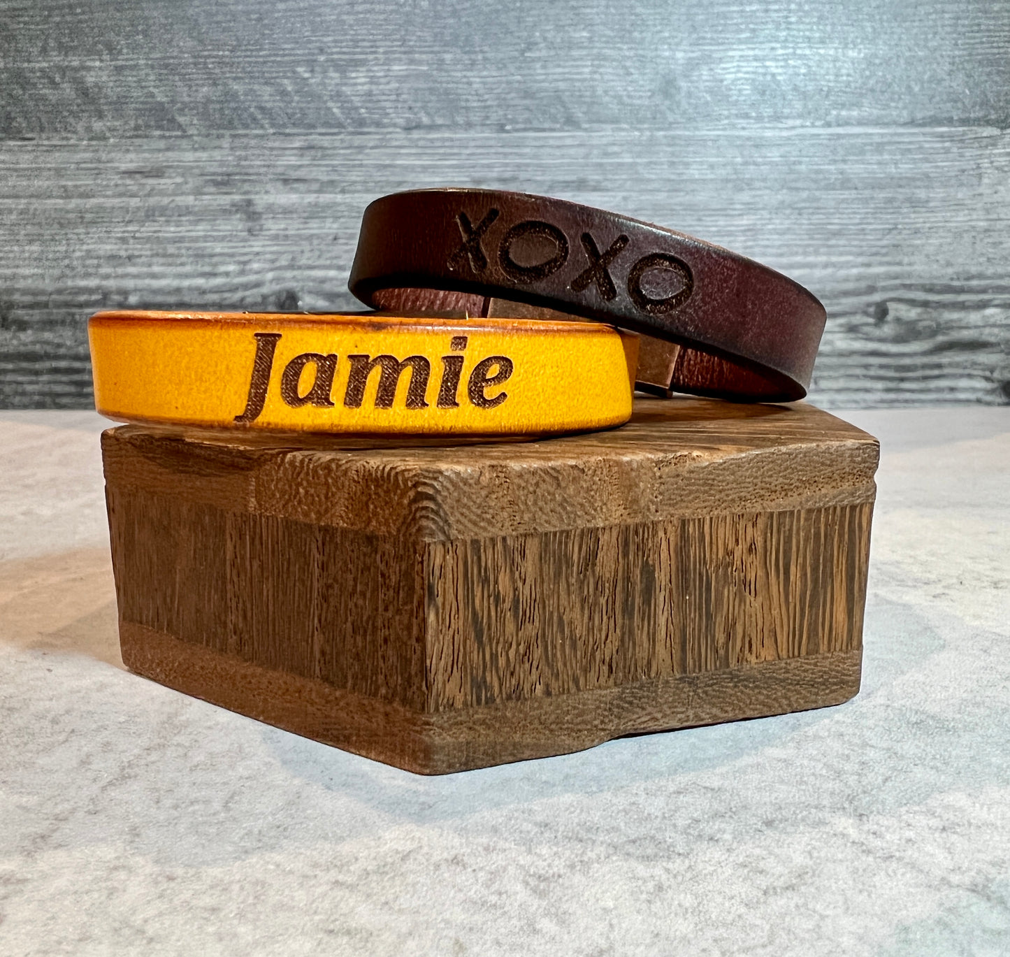 Premium Custom Leather Bracelet