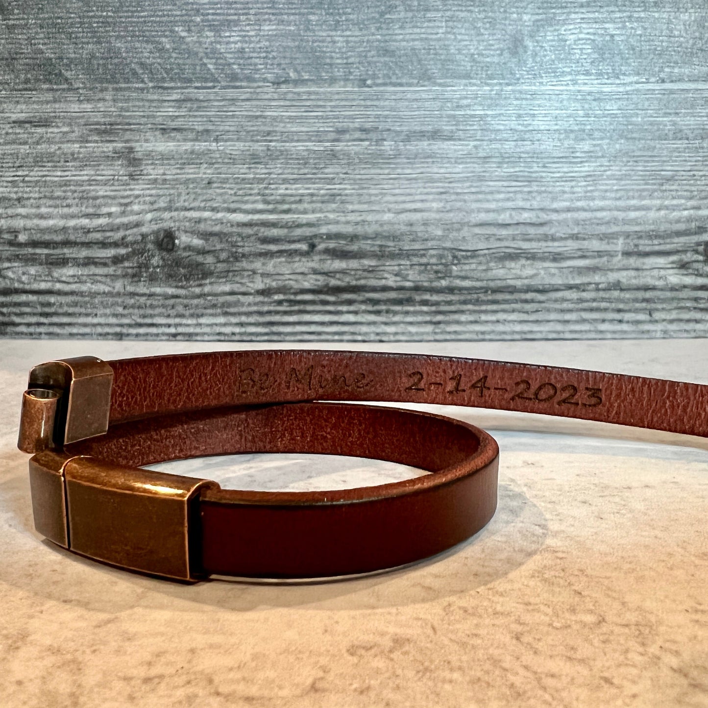 Premium Custom Leather Bracelet